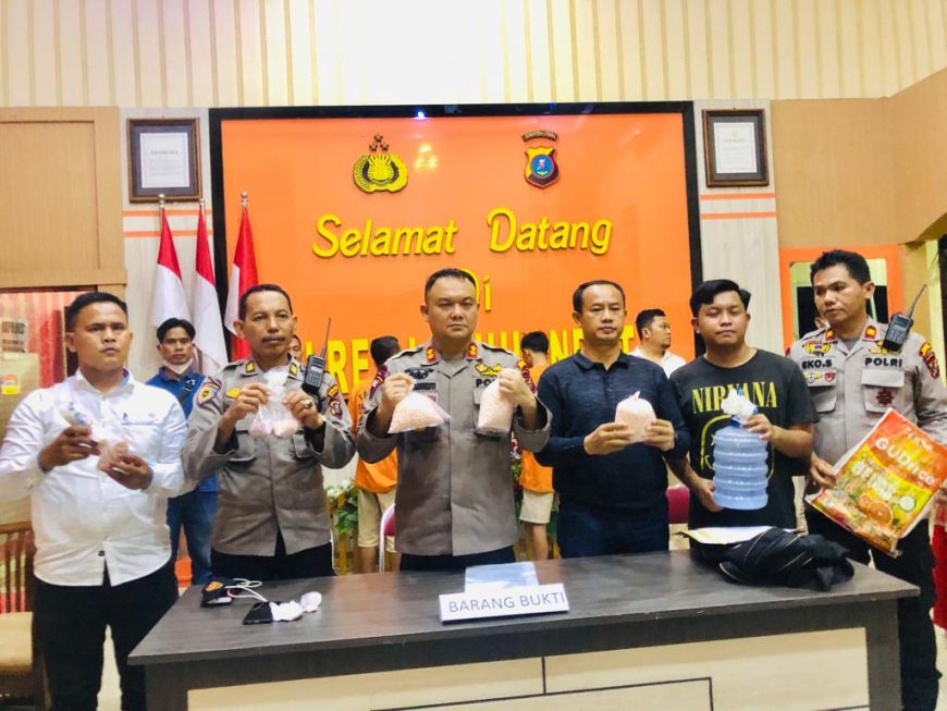 Setelah 24 Bungkus Sabu, Polres Labuhanbatu Amankan 9.206 Pil Ekstasi
