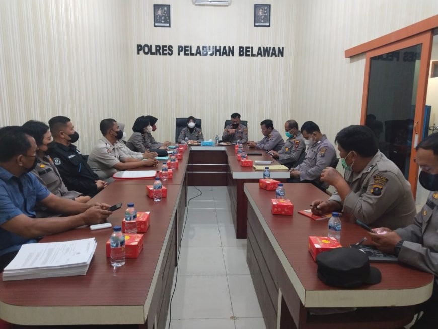 Kasi Humas Polrestabes Medan Hadiri Pelaksanaan Supervisi dari Bid Humas Polda Sumut di Polres Pelabuhan Belawan