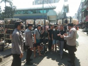 Sat Binmas Polrestabes Medan Imbau Warga Dan Pelajar Untuk Tetap Patuhi Prokes