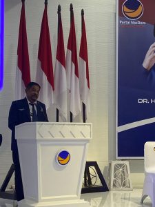 Rahudman Minta Kader Tumbuhkan Semangat Kebanggaan Terhadap Partai Nasdem