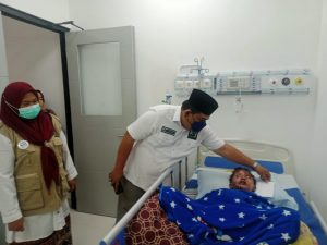 KSJ Kunjungi Dan Beri Semangat Korban Penyiraman Bensin di Belawan