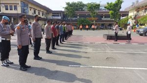 Ini Kata Kompol Daulat Simamora Saat Pimpin Apel di Polrestabes Medan