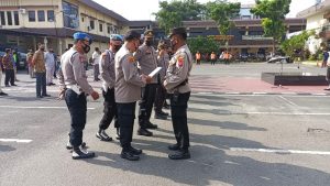 Ini Kata Kompol Daulat Simamora Saat Pimpin Apel di Polrestabes Medan 3 Apel