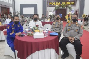 Kapolrestabes Medan Hadiri Kegiatan Perayaan HUT Ke-67 Lalu Lintas Bhayangkara di Polda Sumut
