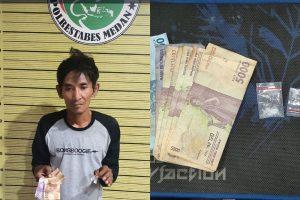Sat Narkoba Polrestabes Medan Berhasil Bekuk Pengedar Sabu di Jalan Masjid Taufik