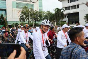 Kapolrestabes Medan Ikuti Kegiatan Gowes Santai IMT GT GCMC 2022