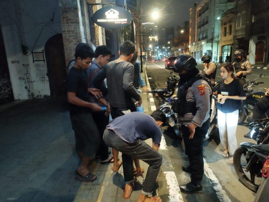 Patroli Dinihari, Samapta Polrestabes Medan Amankan Sejumlah Kendaraan Roda Dua