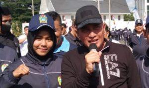 Gubsu Edy Rahmayadi Lepas Kontingen Atlit, Petinju Wanita Nona Mohon Doa Masyarakat