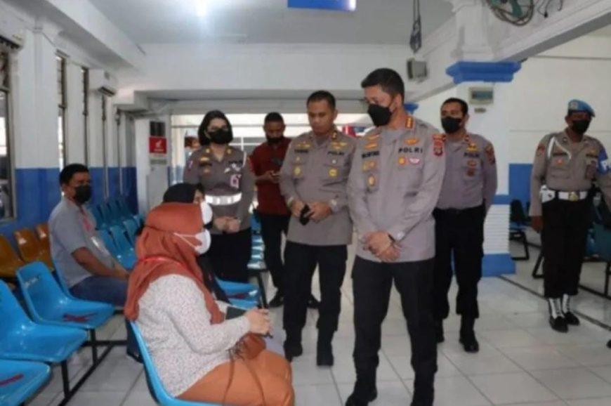 Kapolrestabes Medan Lakukan Sidak ke Sat Lantas Polrestabes Medan