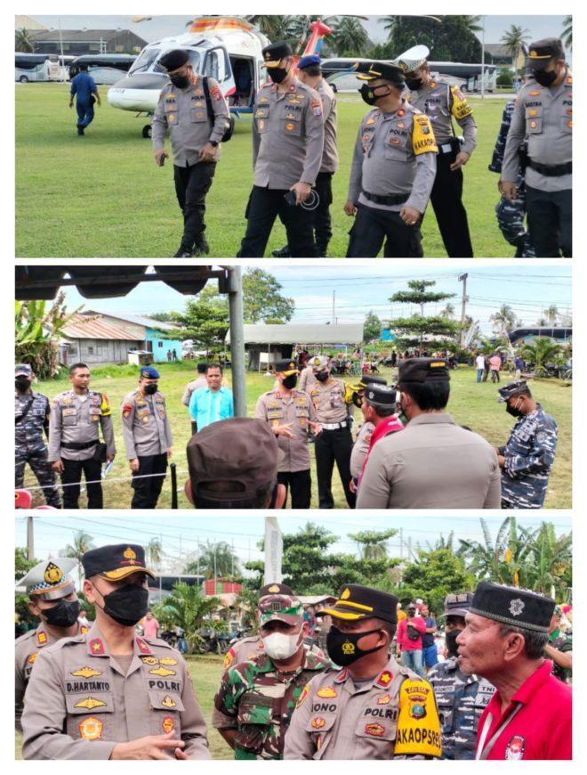 Wakapolda Sumut Brigjen Pol Dadang Hartanto Tinjau Langsung Pilkades Serentak di Batubara