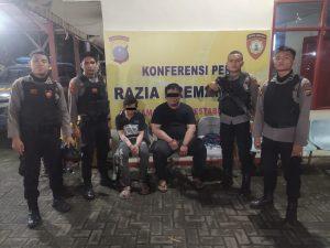 Personel Sat Samapta Polrestabes Medan Bersama BKO Samapta Poldasu Amankan Pria Pembawa Narkoba Saat Patroli Dini Hari