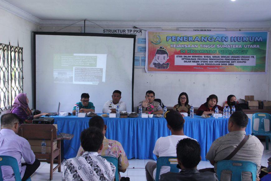 Kejati Sumut Edukasi Masyarakat Sibolangit Mengenal Hukum