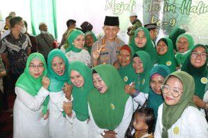 Kapolrestabes Medan Hadiri Happy Milad Majelis Ta’lim Halimah MTH ke-9 Tahun