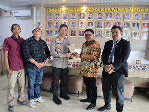 Kapolrestabes Medan Terima Audiensi Panitia Futsal Cup 2022 dan MPC PP Kota Medan