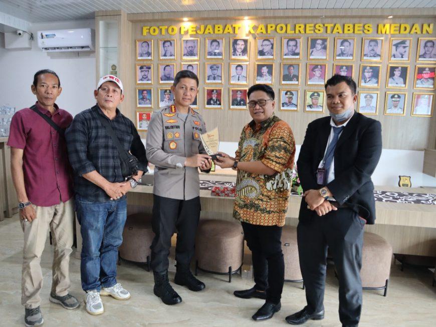 Kapolrestabes Medan Terima Audiensi Panitia Futsal Cup 2022 dan MPC PP Kota Medan
