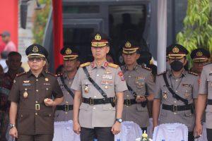 Kapolrestabes Medan Hadiri Penutupan Pendidikan dan Pembentukan Bintara Polri Gelombang II TA 2022