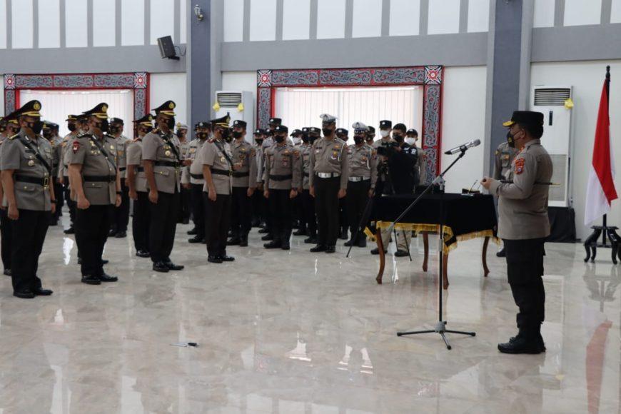 Wakapolrestabes Medan Hadiri Sertijab dan Pelantikan Pejabat Utama Polda Sumut