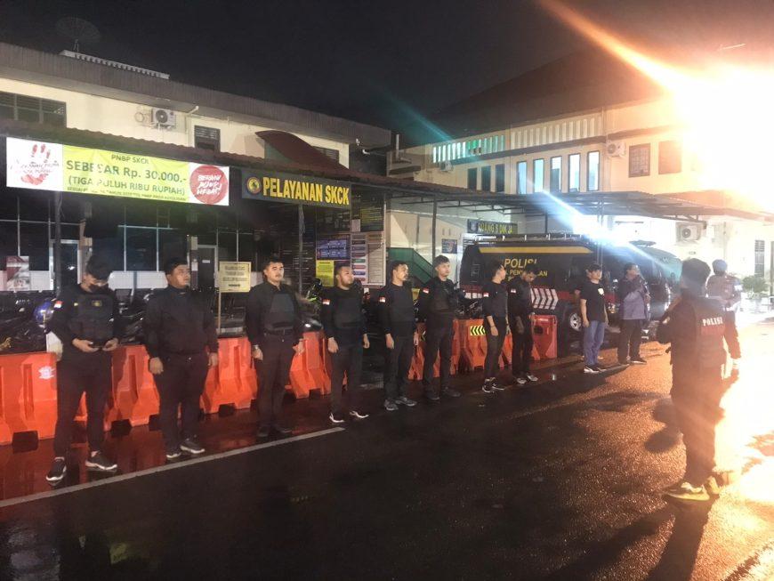 Tim Tawon Anti Begal Polrestabes Medan Patroli di Lokasi Rawan