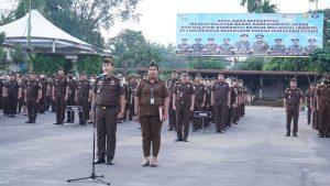 Apel Awal Tahun 2023, Kajati Sumut: Seluruh Jajaran Tetap Kompak dan Jaga Integritas