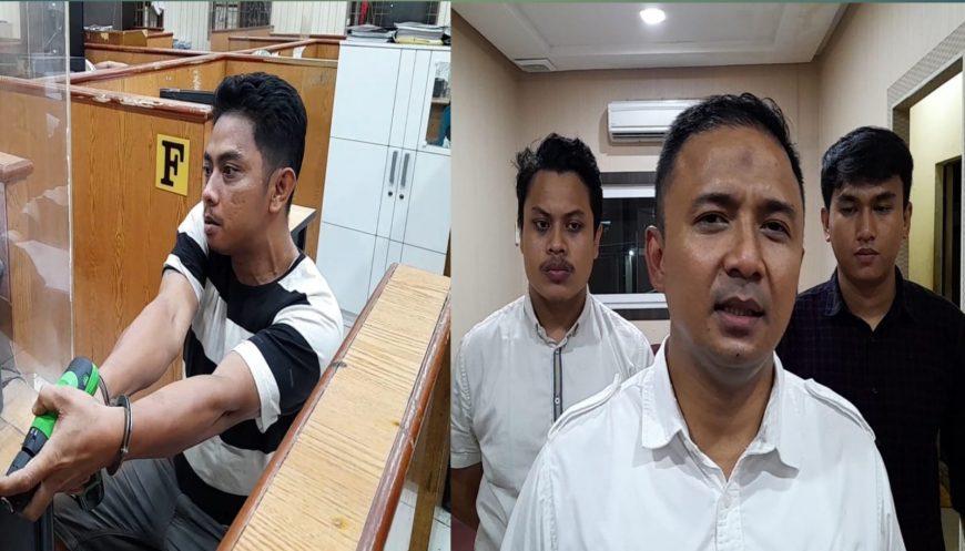 Satreskrim Polrestabes Medan Tahan Perampok Modus Penodongan