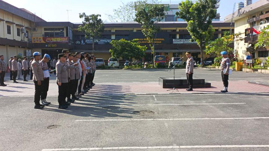 Apel Pagi, Ini Pesan Polrestabes Medan ke Personel
