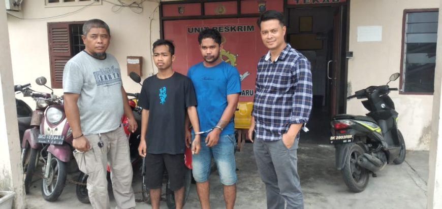 Polsek Kutalimbaru Bekuk Dua Pelaku Curanmor