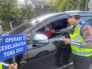 Hari Terakhir Operasi Keselamatan Toba 2023, Kanit Kamsel : Masyarakat Semakin Disiplin Dalam Berlalulintas
