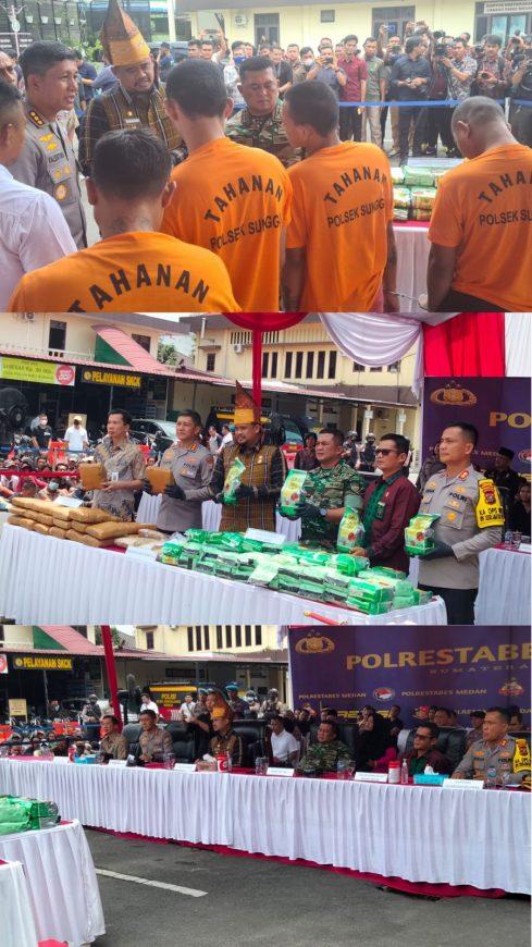 Operasi Pekat, Polisi Tangkap Ratusan Preman dan Bandit Jalanan Lakukan Pungli Jelang Bulan Ramadan di Medan