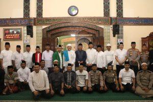 Wakapolda Sumut Safari Subuh Jumat Berkah Di Mesjid Raya Aceh Sepakat