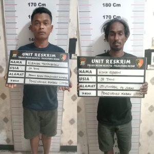 Polsek Medan Helvetia Ringkus Maling Kabel Lampu di Jalan Binjai KM 7,5