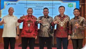 Sekretariat DPRD Medan MoU Dengan LAN