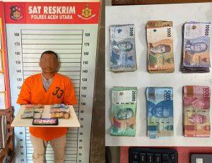 Berantas Judi Online, Polres Aceh Utara Ringkus Pria diduga Agen Chips di Lapang
