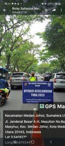 Hari ke-8 Operasi Keselamatan, Satlantas Polrestabes Medan Tegur dan Imbau Pengguna Jalan
