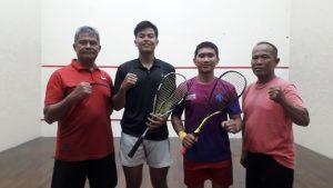 M Fachrezzy dan A Djibran Anshori Targetkan 4 Emas dari Cabor Squash PON 2024