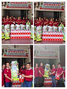 Jelang Idulfitri, Ketua Pewarta Bagikan Parsel dan Sirup kepada Pengurus dan Anggota