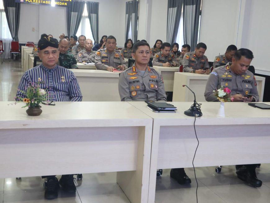 Kapolrestabes Medan Pimpin Rapat Lintas Sektoral Jelang Lebaran
