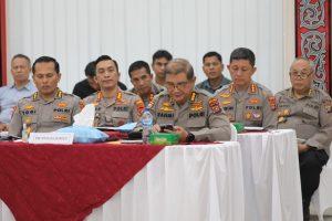 Kapolrestabes Medan Kombes Hadiri Rapat Kordinasi Pengamanan HUT Dekranas ke – 43 di Polda Sumut Medan