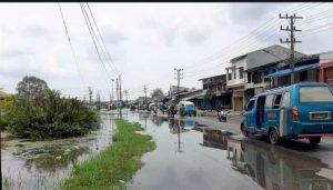 Banjir Rob di Belawan Genangi Ribuan Rumah Warga