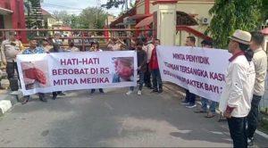 Margasu Minta Polda Sumut Tetapkan Tersangka Kasus Dugaan Malpraktek Bayi