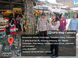 Cegah Curanmor di Lokasi Parkir, Kapolsek Medan Tuntungan Gelar Dialog Kamtibmas