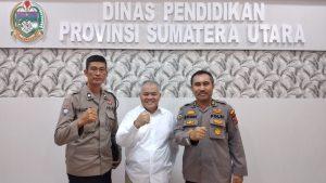 Cegah Kenakalan Remaja, Sat Binmas Polrestabes Medan Sambangi Kantor Dinas Pendidikan Sumut