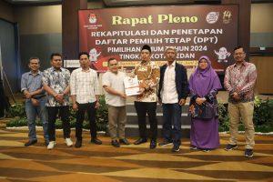 Kota Medan, DPT Pemilu 2024 Tercatat 1.853.458 Orang