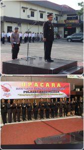 Kasat Binmas Polrestabes Medan Pimpin Upacara Hari Lahir Pancasila