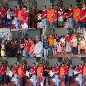 Sambut Iduladha dan HUT ke-77 Bhayangkara, Ketua Pewarta Bagikan 200 Paket Sembako kepada Wartawan dan Kaum Duafa