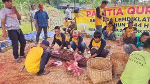 Setukpa Lemdiklat Polri Sembelih 65 Ekor Sapi dan 20 Ekor Kambing, di Hari Raya Idul Adha 1444 Hijriah