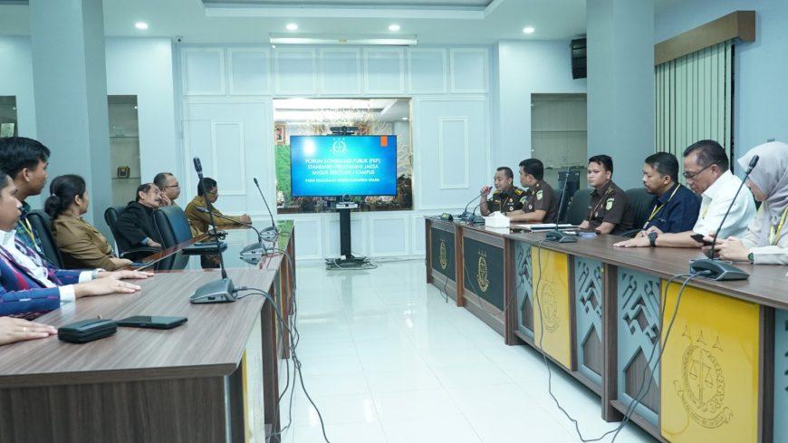 Gelar Forum Konsultasi Publik, Kejati Sumut Tampung Kritik dan Saran Membangun