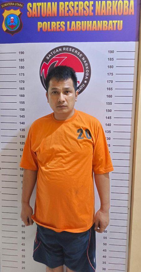 Bandar Sabu Aek Nabara Diciduk Polres Labuhanbatu