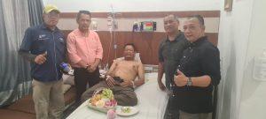 Pimpinan PAC PP Medan Area Masuk Rumah Sakit Haji, Ketua Pewarta Datang Menjenguk