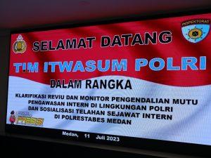Polrestabes Medan Gelar Klarifikasi dan Monitor Pengendalian Mutu Pengawasan di Lingkungan Polri
