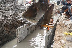 Saluran Drainase Diperluas Guna Atasi Genangan air di Jalan Sutomo Medan Timur